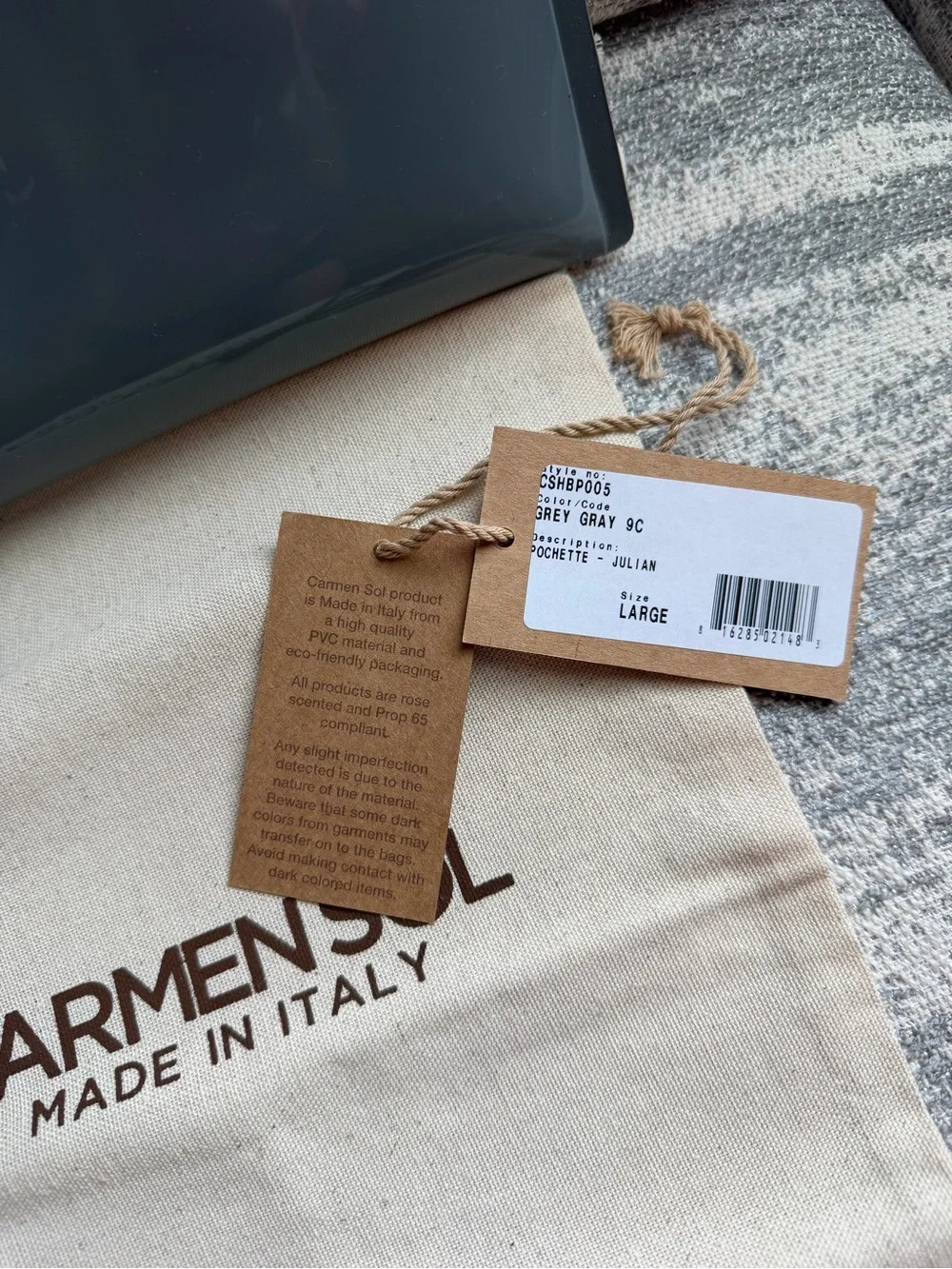 NWT Carmen Sol Juliette Studded Pochette